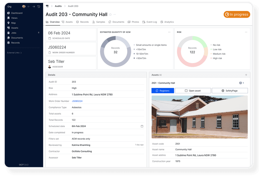 Image of Octfolio platform